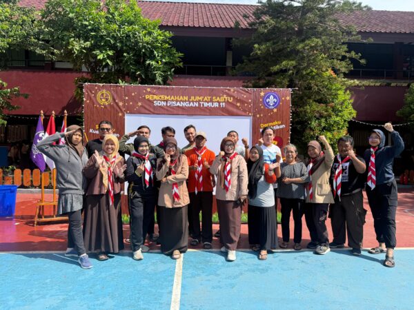 SDN Pisangan Timur 11 Selenggarakan Perkemahan Jumat–Sabtu bagi Pramuka Penggalang