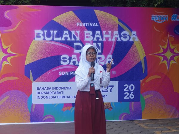 Semarak Hari Pertama Festival Bulan Bahasa dan Sastra 2026 di SDN Pisangan Timur 11